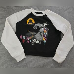 Disney Girls size 7/8 Nightmare Before Christmas sweatshirt! Like New!
